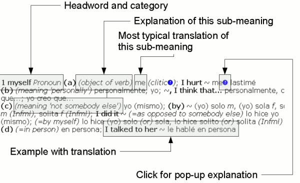 dictionary translate to spanish